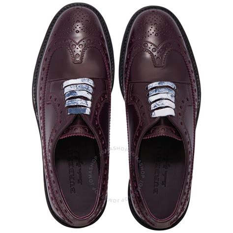 burberry leather brogues with painted laces|Burberry Limited.